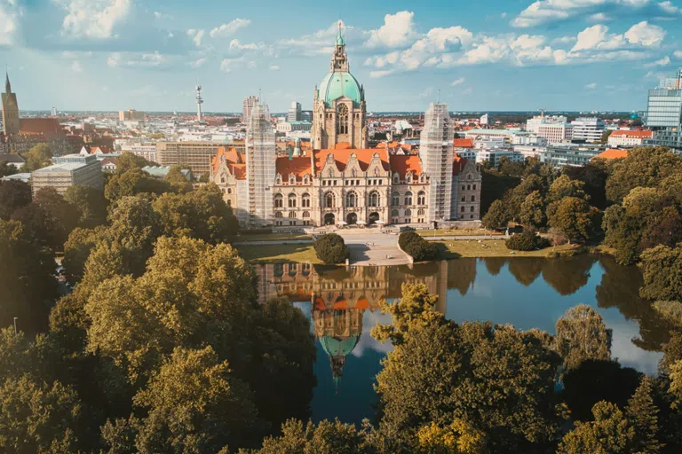 Hannover Stadtbild für Kfz-Zulassung online Hannover